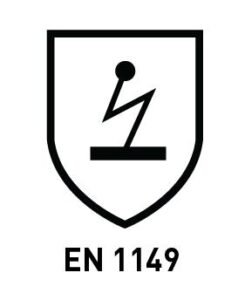 EN 1149 antistatik koruma işareti