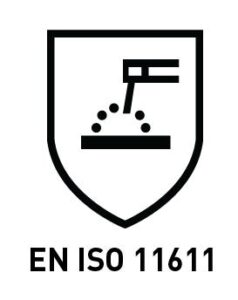 EN ISO 11611 kaynak koruma işareti